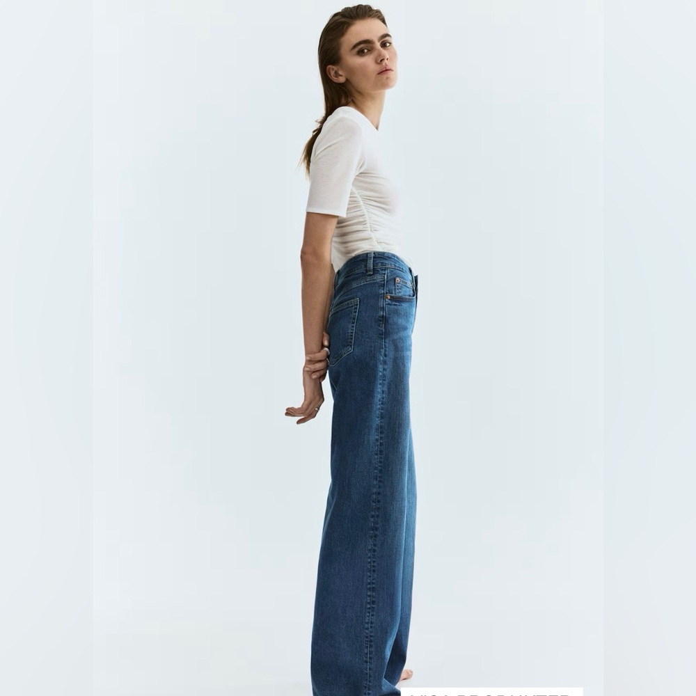 H&M Wide Leg Women's Jeans - Picture 2 of 5